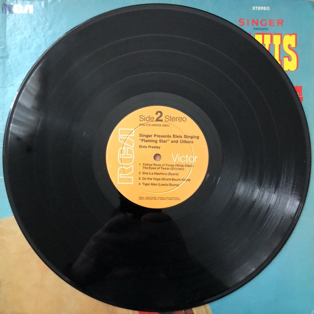 Elvis Presley Sings Flaming Star Vinyl Lp '68 - Picture 4 of 10
